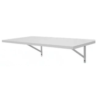 1 Prateleira Branca Mdf 60x40 Mão Francesa - Decoração