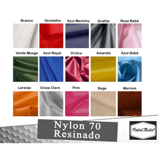 10 Metros - Tecido Nylon 70 Resinado Impermeável Cores Variadas Guarda Chuva Barracas Capa