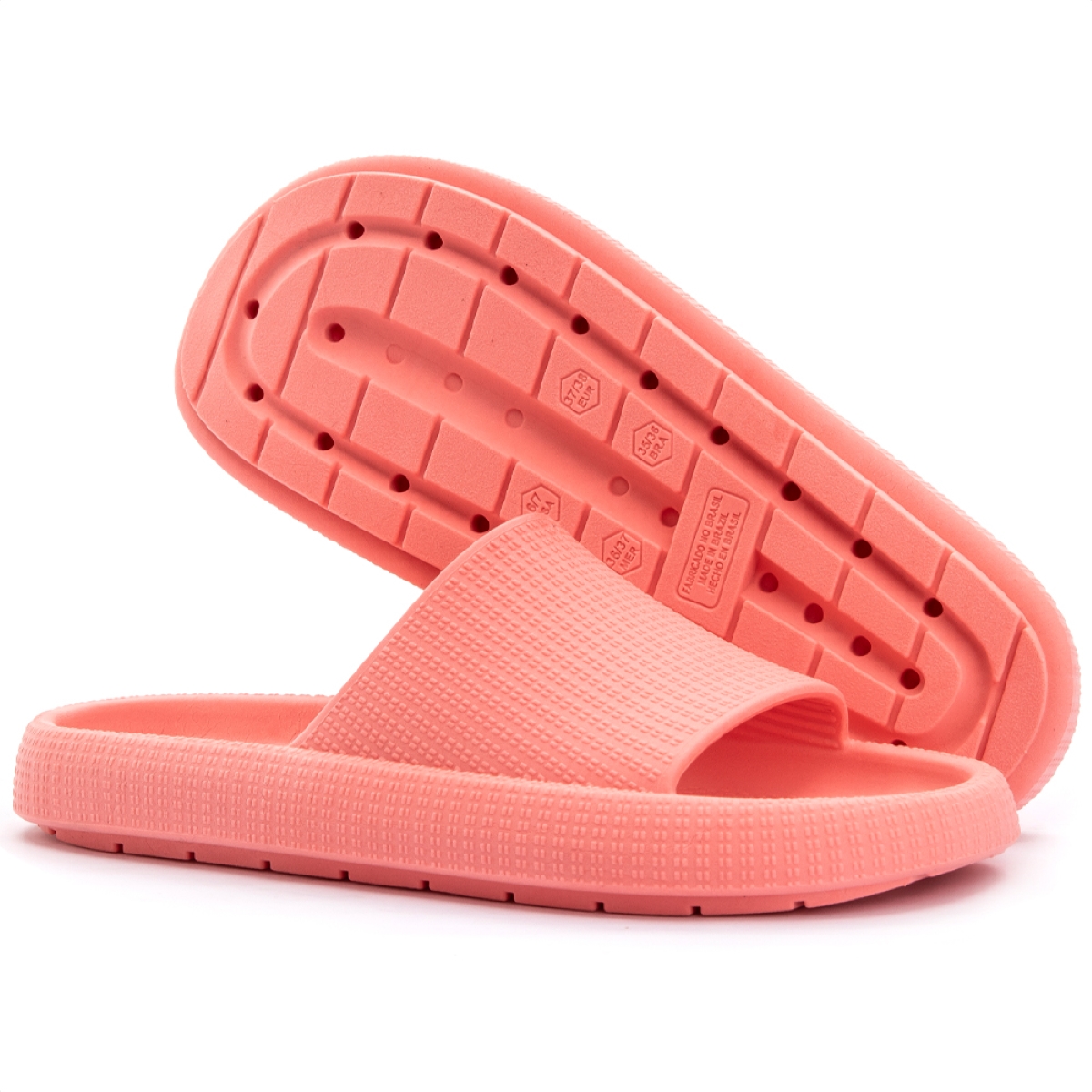 Slide Chinelo Feminino Nuvem Macio Confortável Laranja | Shopee Brasil
