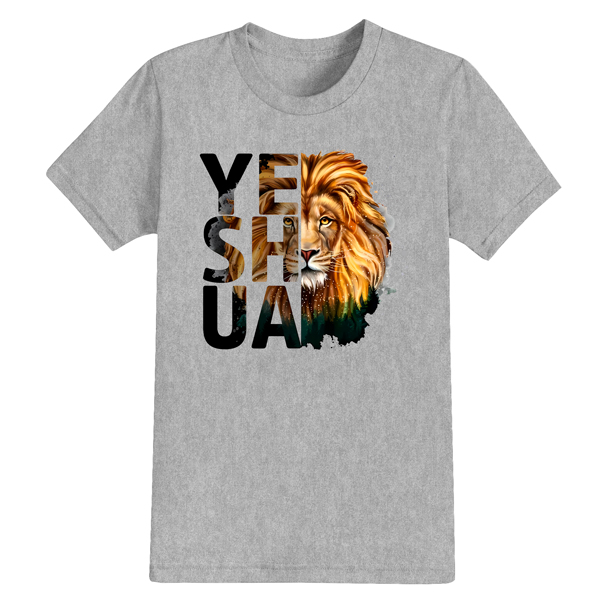 Camiseta Estampada Unissex Estampada Confortável Yeshua Lion