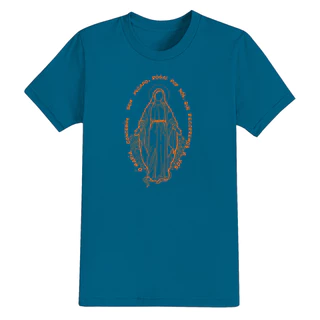 Camiseta Estampada Algodão Confortável Shirt Unissex Ó Maria