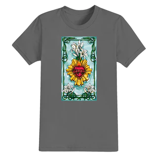 Camiseta Estampada Algodão Confortável Shirt Unissex Quadro Coração