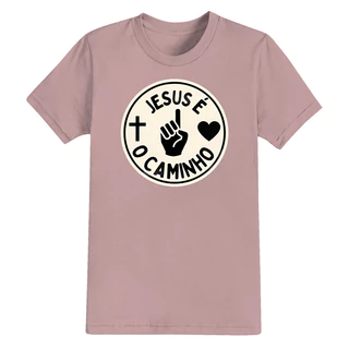 Camiseta Estampada Unissex Estampada Confortável Jesus é o Caminho