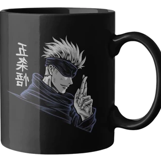 Caneca Xícara Jujutsu Kaisen Anime Gojo Presente Decor