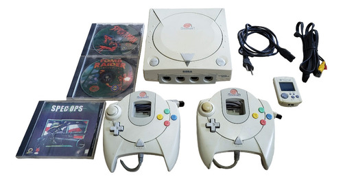 Dreamcast Americano Placa Va0 Completo Funcionando 100% Tudo Testado!!!! D1