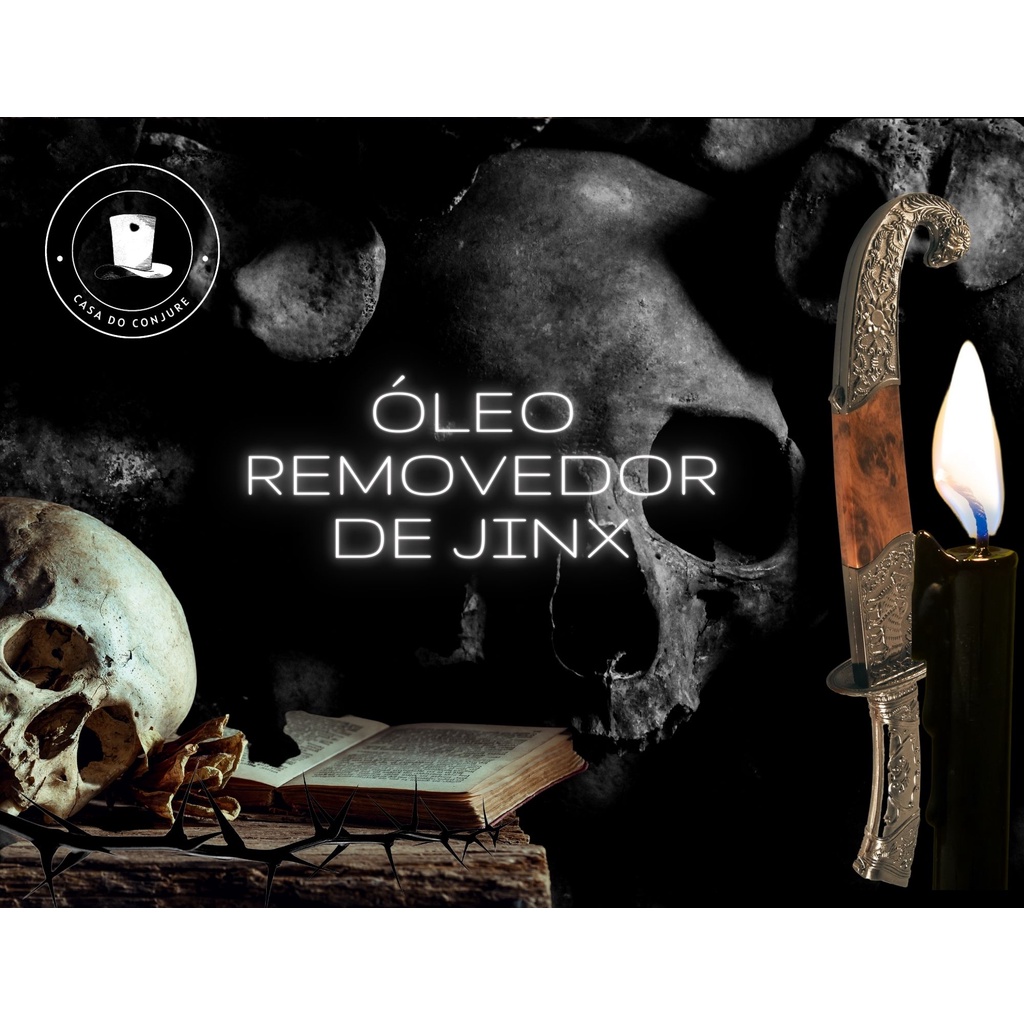 ÓLEO REMOVEDOR DE JINX (REMOVE MALDIÇÃO) | Shopee Brasil