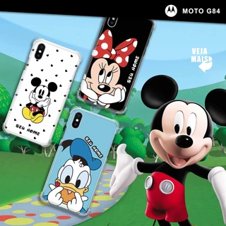 Capa Capinha - Motorola Moto G84 - Mickey Mouse & Minnie