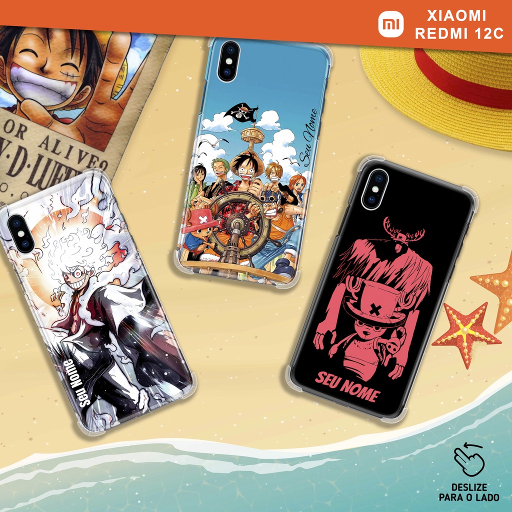 Capa Capinha - Xiaomi Redmi 12C - One Piece Personalizado