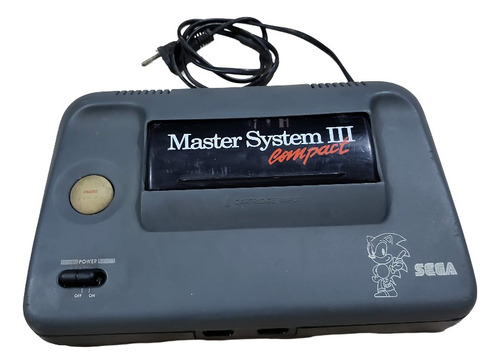 Master System 3 Compact Com Sonic Na Memória Só O Console Td Ok. J12 ...