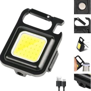 Mini Lanterna Com Led 4 Modos de Luz , abridor de garrafas, Chaveiro portatil小锁