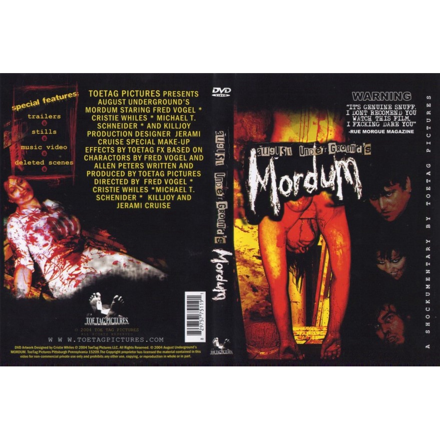 AUGUST UNDERGROUND MORDUM (2003) | Shopee Brasil