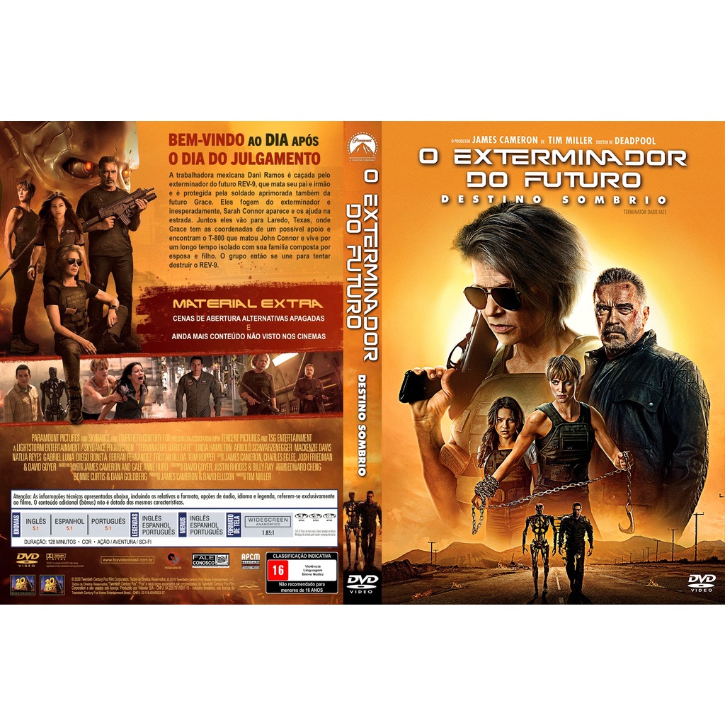 O EXTERMINADOR DO FUTURO 6: DESTINO SOMBRIO (2019) | Shopee Brasil