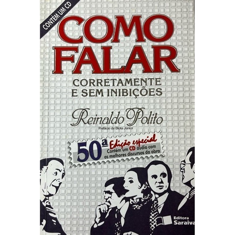 Como Falar Corretamente e Sem Inibições? de Reinaldo Polito | Shopee Brasil