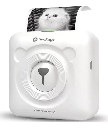 mini impressora de papel de bolso 200dpi bluetooth sem fio