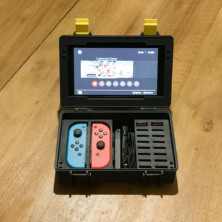 Case de viagem Nintendo Switch Resistente ABS Preto