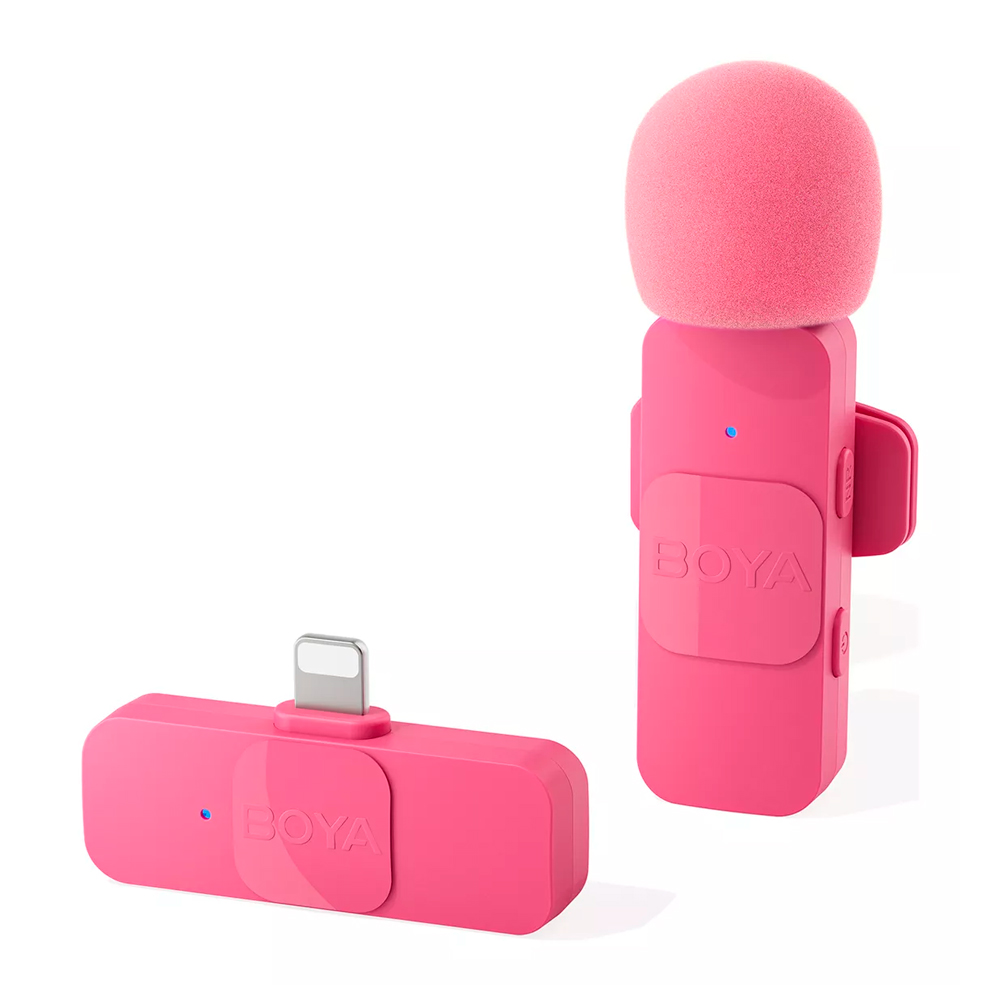 Sistema Microfone Lapela Boya By-v1 p/iPhone 11-14 Rosa | Shopee Brasil