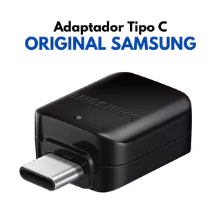 Adaptador Samsung OTG USB Tipo C Original Preto Galaxy S20 PLUS