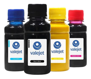 Kit 4 Tintas Compatível Epson L375 Sublimática Cmyk 100ml