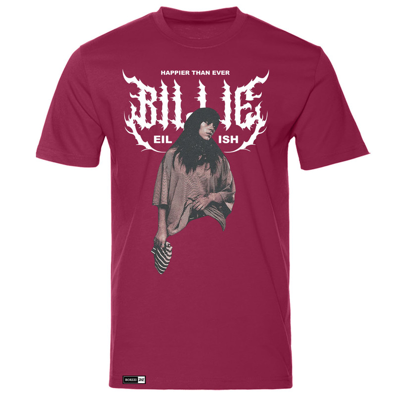 Camiseta T-shirt Unissex Billie Eilish Happier Than Ever Malha 100