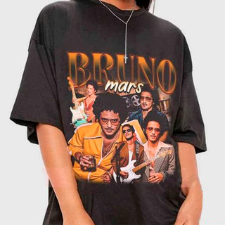 Camiseta T-shirt Unissex Algodão Bruno Mars 90's Vintage Malha 100% algodão