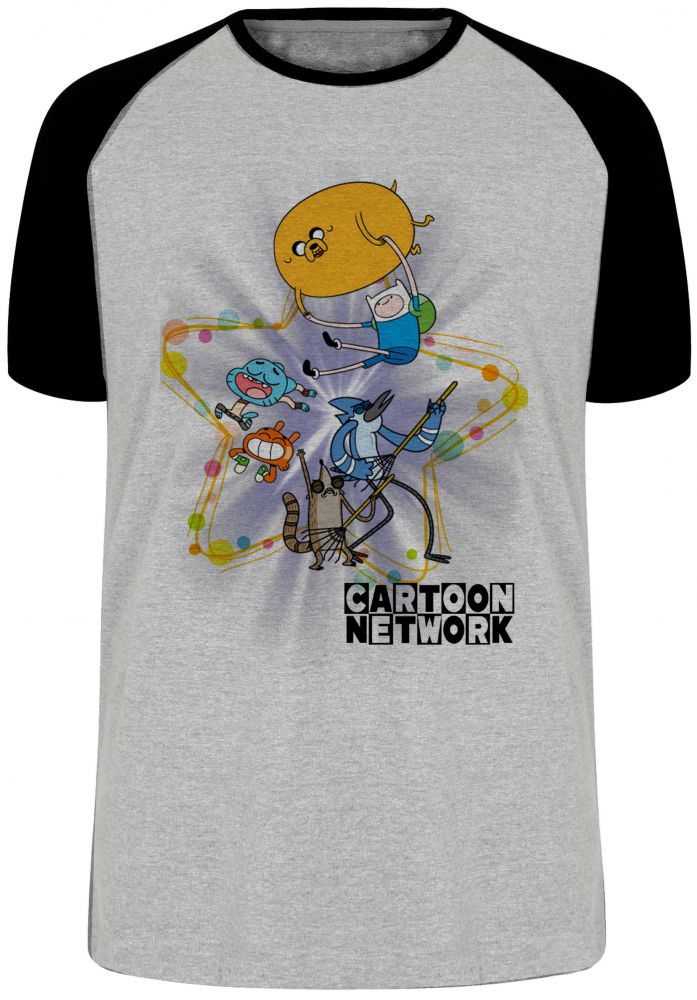 camiseta blusa Cartoon Network personagens Blusa Plus Size extra grande ...