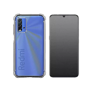 Capa Case Anti Queda Xiaomi Redmi 9t + Pelicula Fosca Privacidade