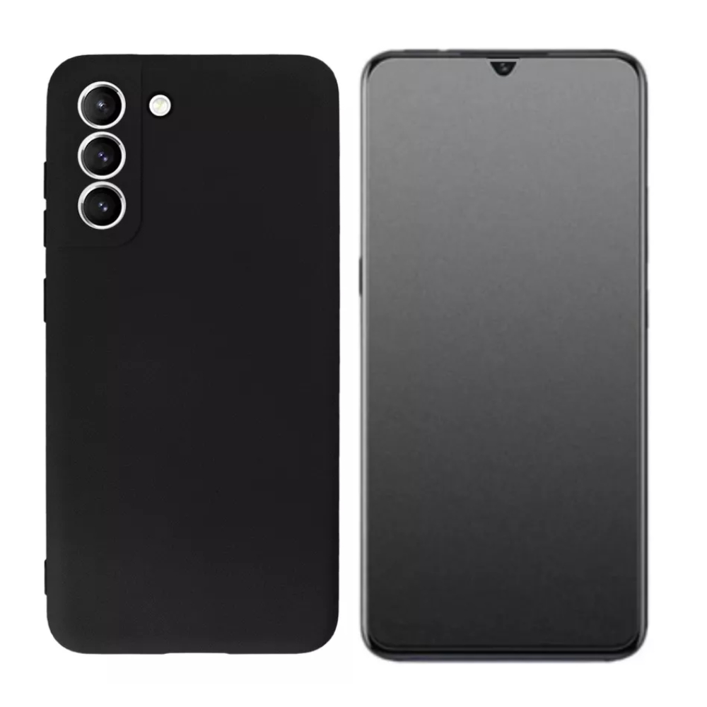 Capa Aveludada Para Samsung Galaxy A25 + Pelicula Fosca Privacidade