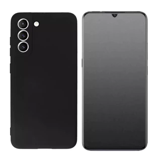 Capa Aveludada Para Samsung Galaxy A25 + Pelicula Fosca Privacidade