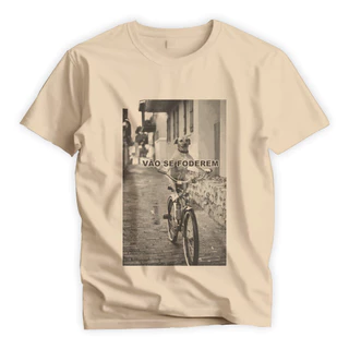 Camiseta VINTAGE Unissex Vão Se Foderem Dog Cachorro Vira Lata Caramelo B1347