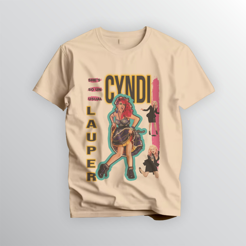 Camiseta VINTAGE Unissex Cyndi Lauper B1331