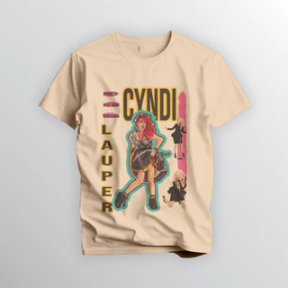 Camiseta VINTAGE Unissex Cyndi Lauper B1331
