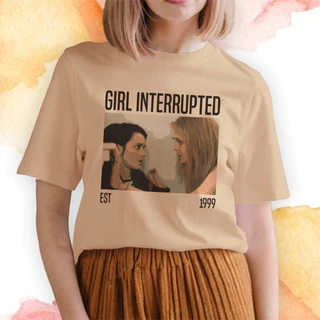 Camiseta VINTAGE Unissex Winona Ryder Angelina Jolie Garota Interrompida B1318