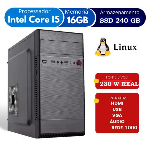 Computador Pc Intel I5 8500 16 Gb Ddr4 Ssd 240 Gb | Shopee Brasil