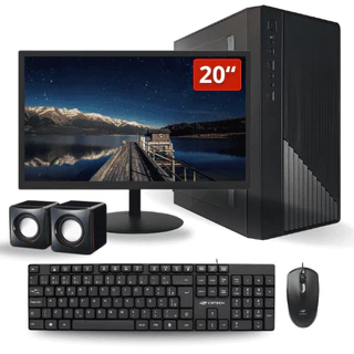 Computador Completo Intel Core I3 Segunda Geracao 8gb Ssd 240gb Monitor Led 20 W10