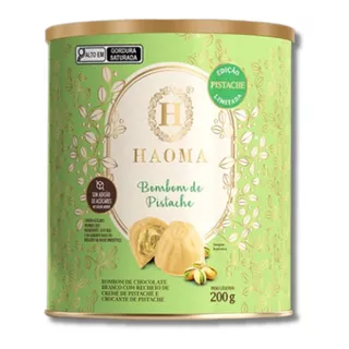 Lata de Bombom Pistache Haoma 200g