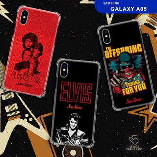 Capa Capinha - Samsung Galaxy A05 - Bandas de Rock Personalizado