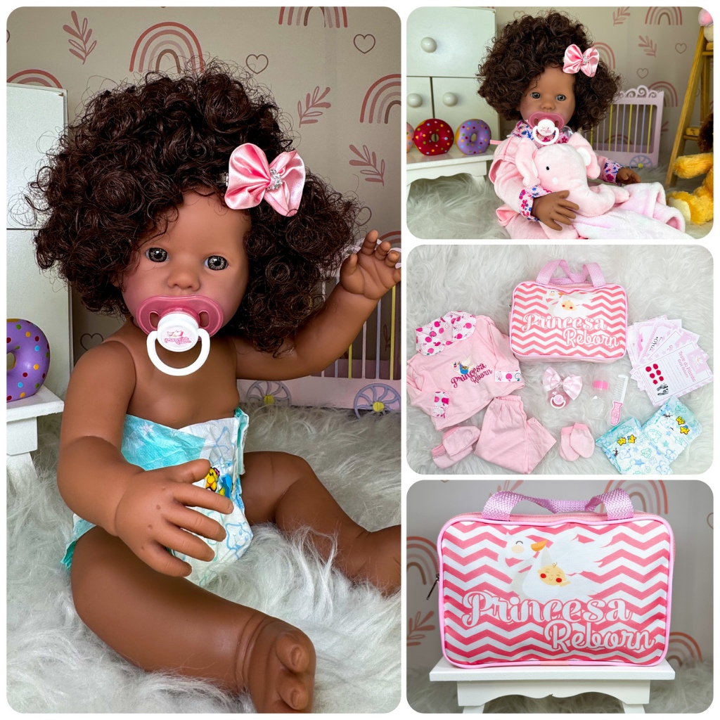 Bebe Reborn Silicone 100% Realista + Itens Pronta Entrega | Shopee Brasil