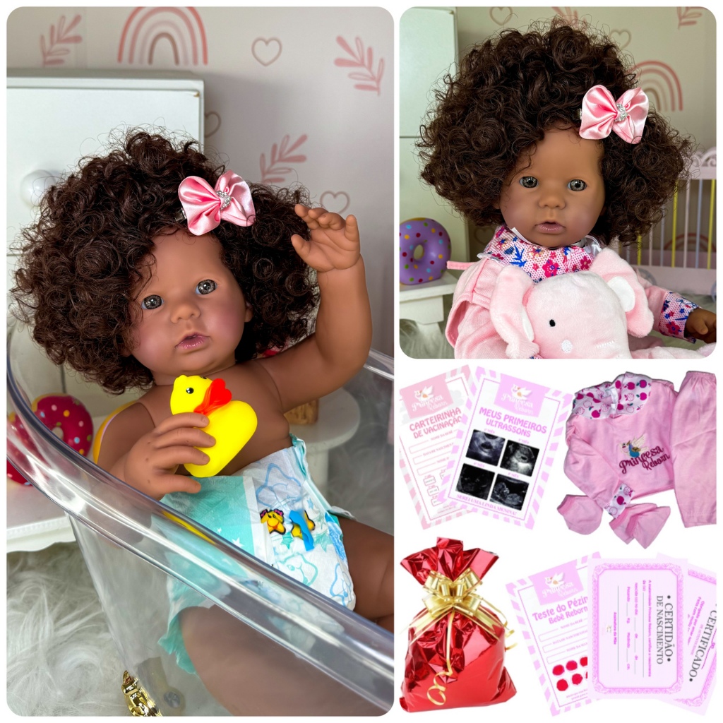 Bebe Reborn Silicone 100% Realista + Itens Envio Imediato | Shopee Brasil