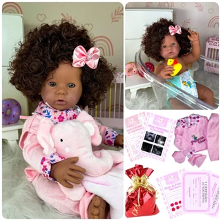 Bebê Reborn De Silicone Barata Boneca Realista