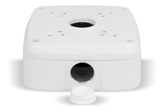 VBOX 5100 E CAIXA DE PASSAGEM PARA CÂMERAS DE CFTV,CASE METÁLICO QUADRADO,COMPATÍVEL COM MODELOS DOME E BULLET,INTELBRAS