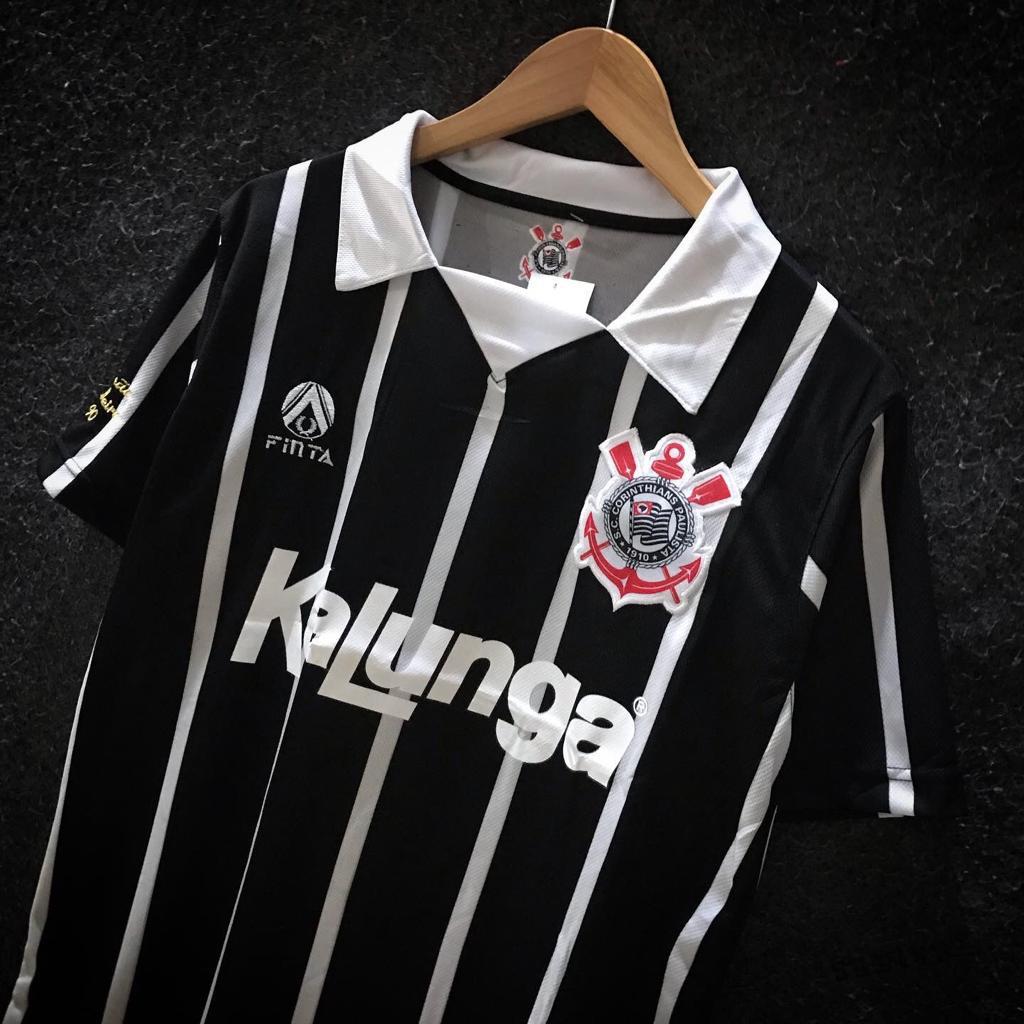 Camisa retrô 1990 / listrada timão