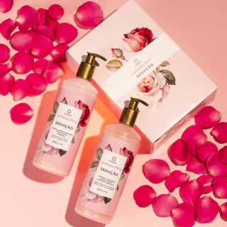 Kit Creme Corporal e Sabonete Liquido Sensações Sedução