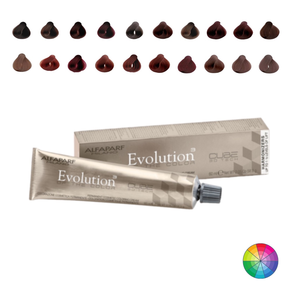 Coloração Tintura Para Cabelo Alfaparf Evolution Of The Color Cube 60g ...