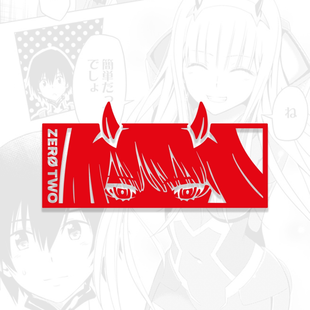 Adesivo Darling in the Franxx Zero Two PC Gabinete Hyperion Anime ...
