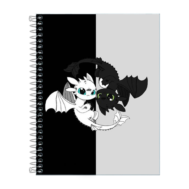 Caderno Como treinar seu dragão 10 Matérias 160 Folhas | Shopee Brasil