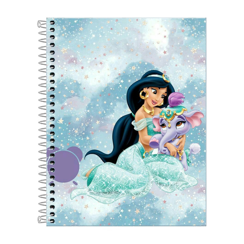 Caderno Princesa Jasmine 1 ,,10 ou 20 Matérias | Shopee Brasil