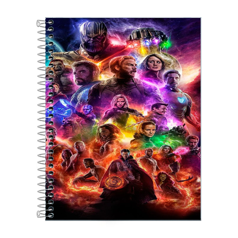 Caderno Vingadores 20 Matérias 320 Folhas