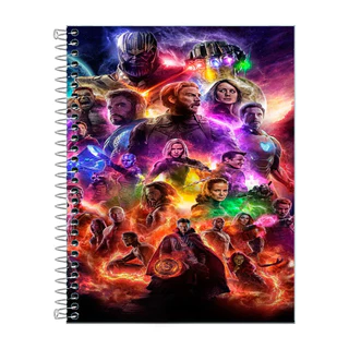 Caderno Vingadores 20 Matérias 320 Folhas