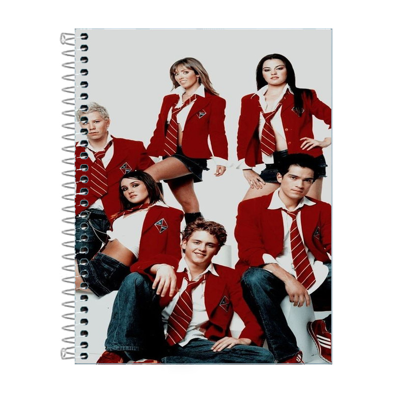Caderno Rebelde 10 Matérias 160 Folhas | Shopee Brasil