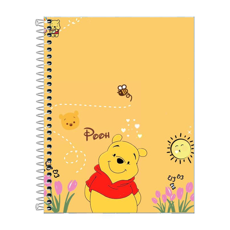 Caderno Ursinho Poh 20 Matérias 320 Folhas | Shopee Brasil